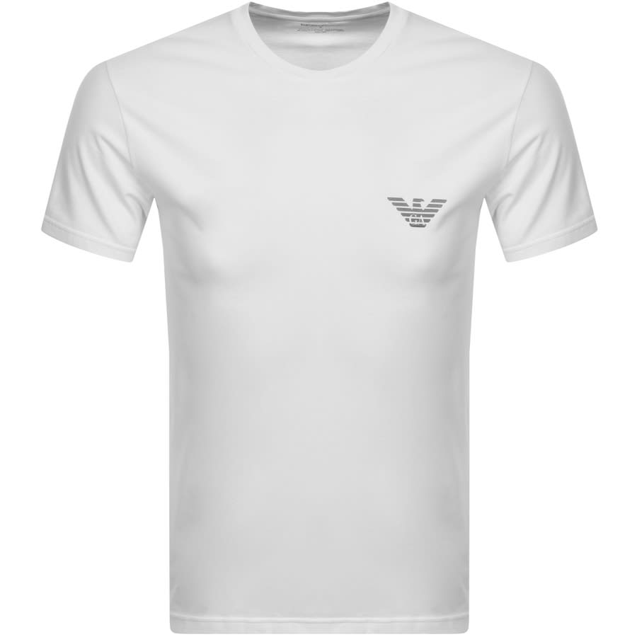 Alternative Image for ProductEmporio Armani Lounge Crew Neck T Shirt White1